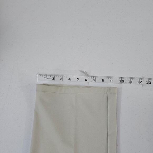 Lolë Women’s Performance Stretch Pants Beige Straight Leg UPF 50+ Size 14 6073 - Picture 8 of 12